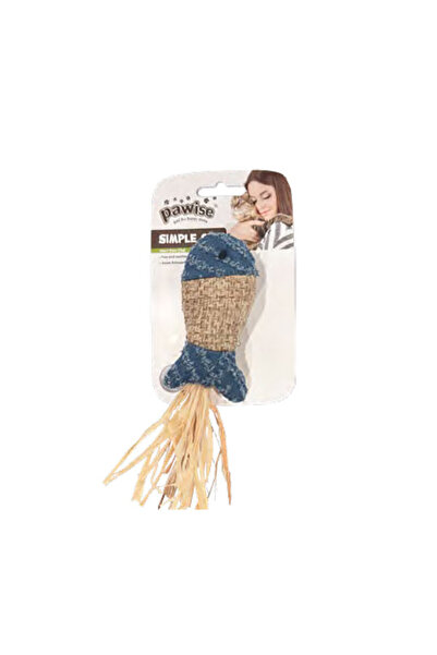 Pawise Nrzsnt Simple Cat Wicker (210759) Toy Fish