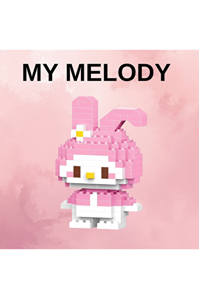 Bricks My Melody Mini Blok Figür Seti Nano Blok Sanrio Koleksiyon Hediye Yapb...