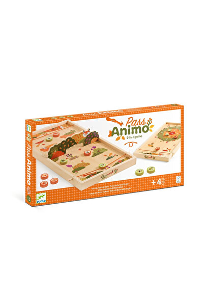 djeco Ξύλινο παιχνίδι δεξιοτήτων 2 σε 1