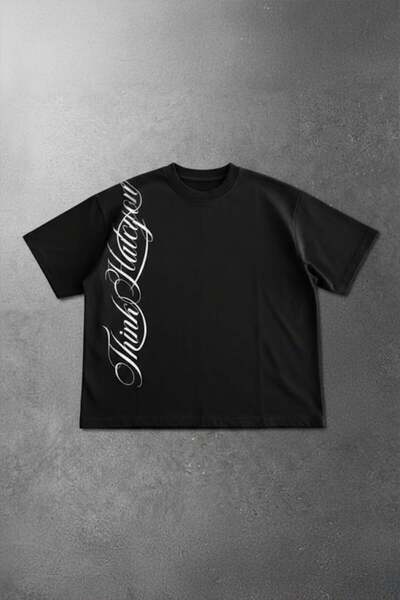 Karakedi Μπλουζάκι Think Halcyon Y2K με κοντά μανίκια, unisex