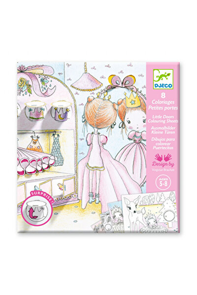 djeco Pagini de colorat Surpriza lui Pupi