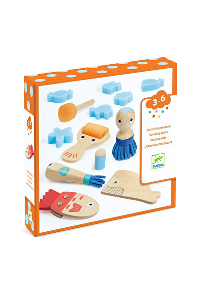 djeco Set de instrumente de pictură creativă,