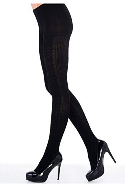 Penti Γυναικεία καλσόν  "Ρόζα " 220 DEN - Μοντάλ, Αδιαφανές, Μαύρο χρώμα