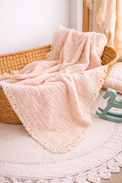 The Nest Kids Luna Field Organic Muslin Soft Baby Blanket