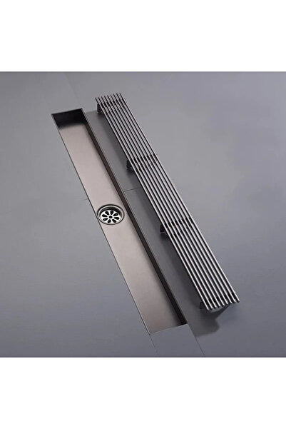 Herum Sifon liniar de pardoseală pentru duș, din oțel inoxidabil, kit complet...