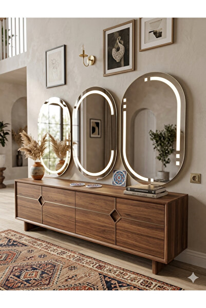 Şişecam OVAL AYNA ÇERÇEVESİZ 50x70