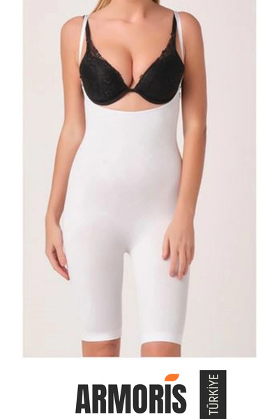 Armoris # Corset Long Leg Seamless Body Shaper Gathering and Firming Waist Sh...