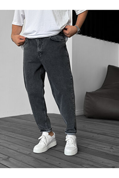 XPUPPETWEAR Black Stonewashed Boyfriend Jeans