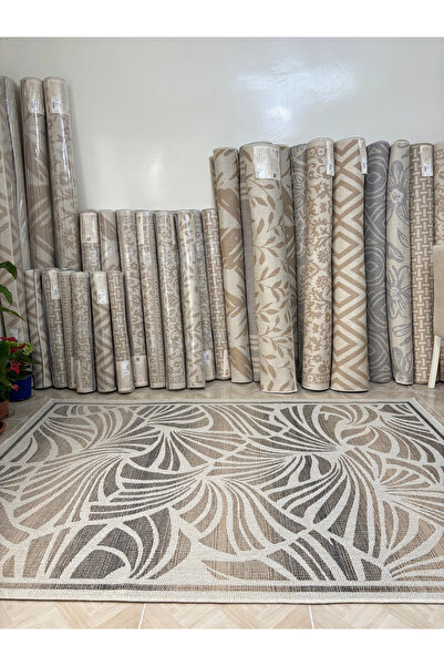 Senin Halın Senin Evin Natural Sand - Leke Tutmaz Balkon Teras Halısı İskandi...