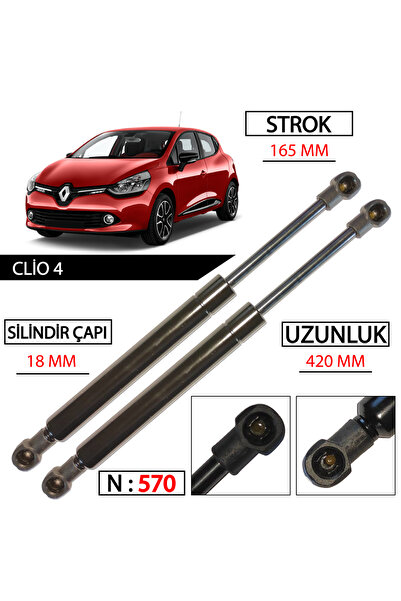 ASER CLİO 4 MOTOR KAPUT AMORTİSÖRÜ