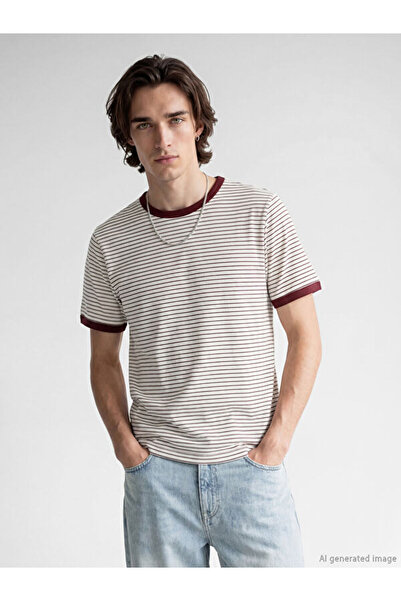LC Waikiki Shining Choices from Shining Store Zero Roba Yaka Striped Men's T-...