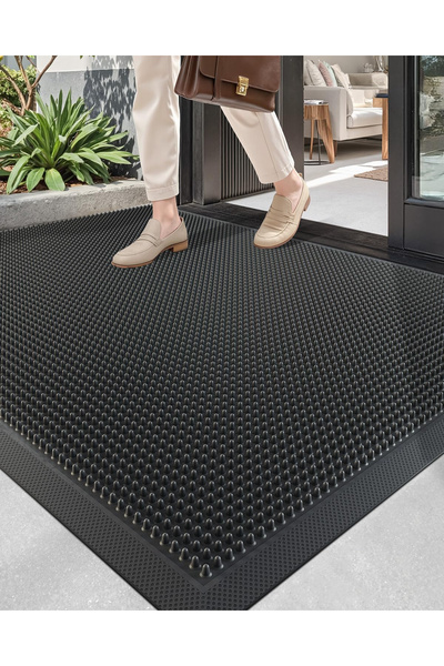 OEM Flexible rubber entrance mat, made of rubber, anti-slip, 122 x 91.5 x 1.5 cm