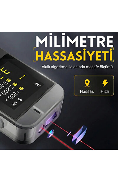 FNIRSI IR40 Akıllı Mesafe Ölçer Lazer Metre