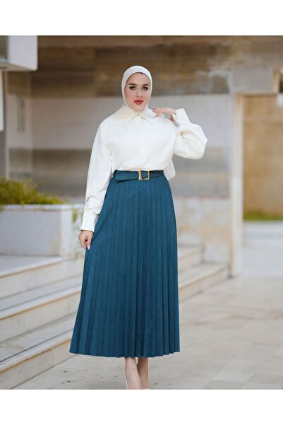 Verona-Gulf Velvet Luxe Skirt