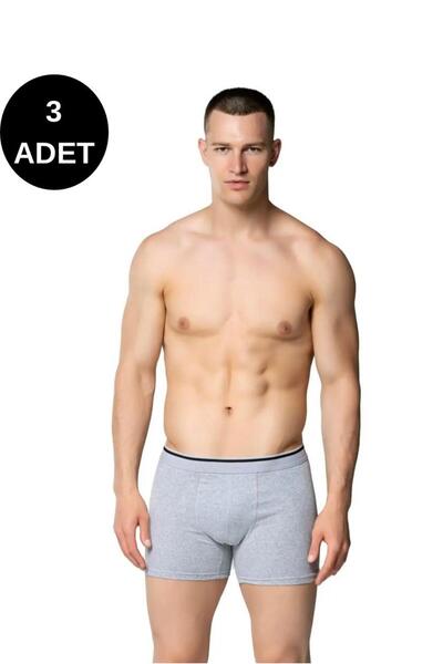 Sedef 3'LÜ ERKEK LİKRALI BOXER -1013