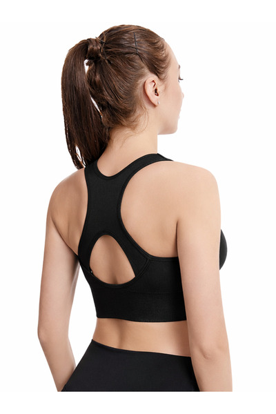 Vitra World Front Zipper Sports Bra for Women High Support Running Workout Gym Workout Training Yoga Fitness