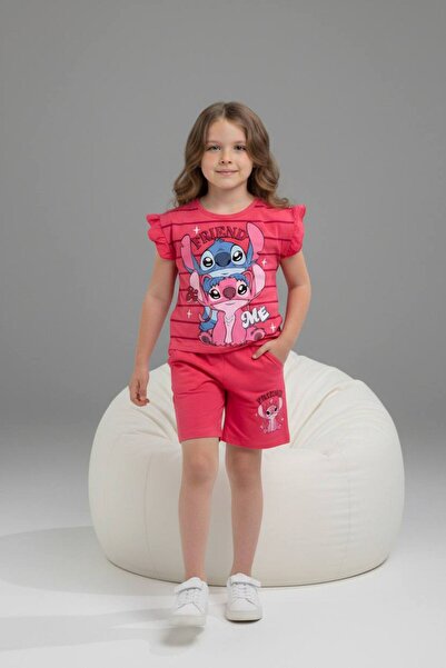 Yağmur Giyim Комплект з короткими рукавами та шортами PJKSKT з візерунком «ст...