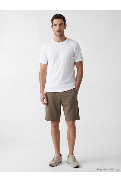 LC Waikiki Trendlucky Standard Fit Men's Pajama Bottom Shorts with Difference