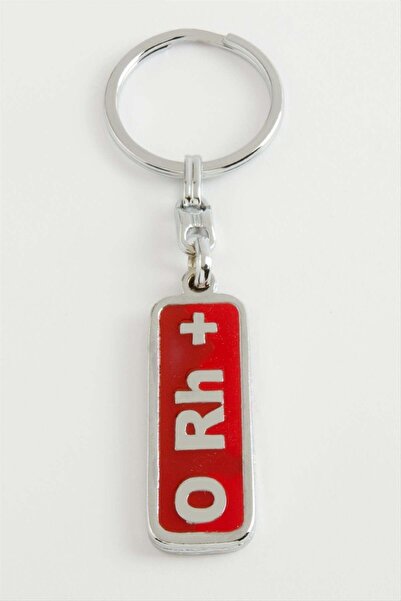 ZERO LAND Gld-Spt- 0 Rh Positive Group Metal (232028) Keychain-Silver Color