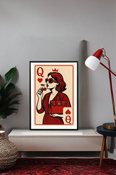 Sekiz8 Minimalist Siyah Çerçeveli Poster Tablo - Dijital Baskı CER79