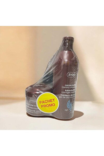 Ziaja PACHET PROMOȚIONAL - unt de corp + gel de duș cu unt de cacao
