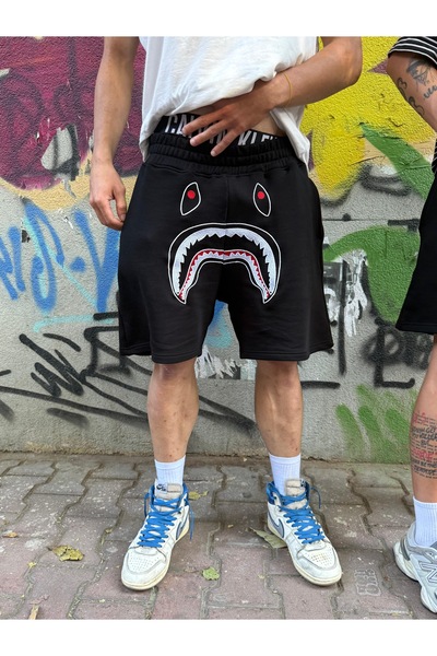 shop Bape Koleksiyonu Kırmızı Şort