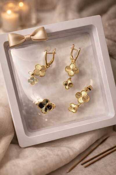 Banum Luxury Lüx Tasarım 3lü Çelik Set