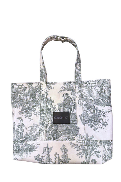 Goshıkı كيبا - حقيبة نسائية كاجوال يومية بتصميم فرنسي أخضر اللون