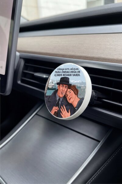 PROMOSYONİK Cüzdan Gitti Müjgan Tasarımlı Fan Petek Oto Kokusu
