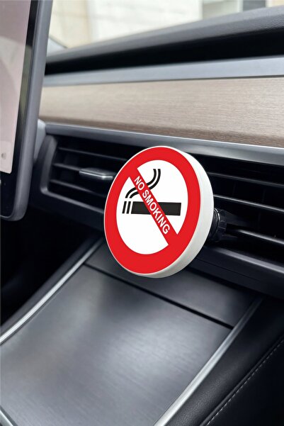 PROMOSYONİK No Smoking Tasarımlı Fan Petek Oto Kokusu