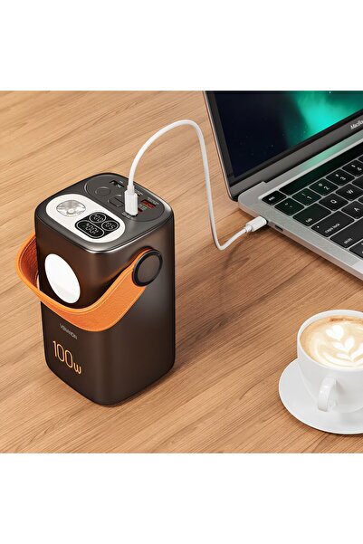 AydınTrends Laptop Şarj Destekli, LED Göstergeli, 60.000 mAh’lık 100W PD Powe...