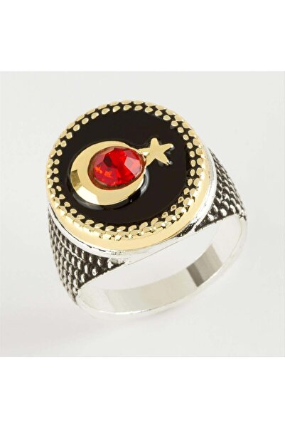 ZERO LAND Gld-Spt- Moon Star Metal (230904) Men's Ring-Yellow