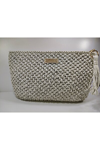 DERYASSHANDMADE El Yapımı Örgü Clutch Çanta – Şık ve Zarif Tasarım