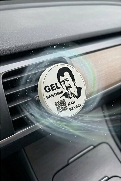 PROMOSYONİK Gel Bahtımın Kar Beyazı (Müslüm Gürses) Tasarımlı Fan Petek Oto K...