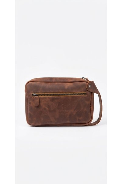 GALANDE Geantă de mână și de încheietură din piele naturală – Dopp Kit / Piele naturală
