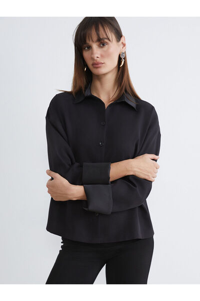 LC Waikiki Nevavm Satin Women's Shirt with a Difference