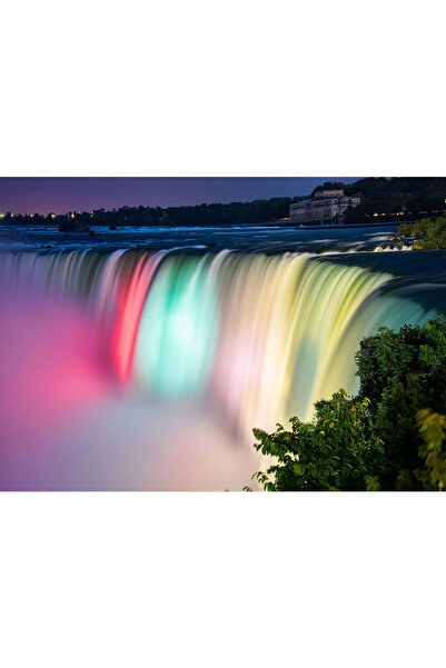 VIODESIGN Fototapet peisaj, autoadeziv, Cascada Multicolora , multicolor, 80x...