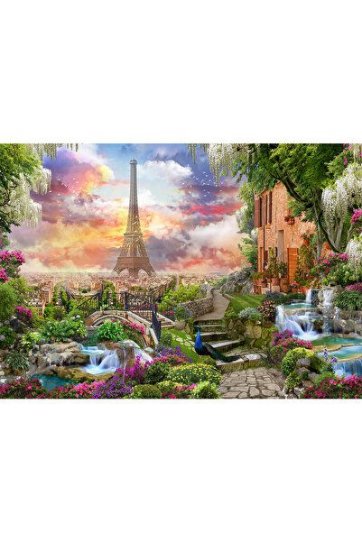 VIODESIGN Fototapet peisaje, autoadeziv, Gradina Turn , multicolor,80x120 cm ...