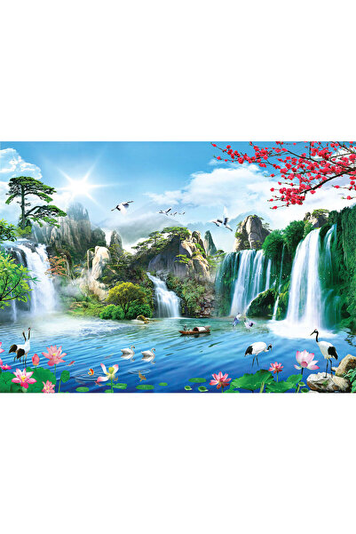 VIODESIGN Fototapet peisaj, autoadeziv, Cascada Cocorilor , multicolor, 80x12...