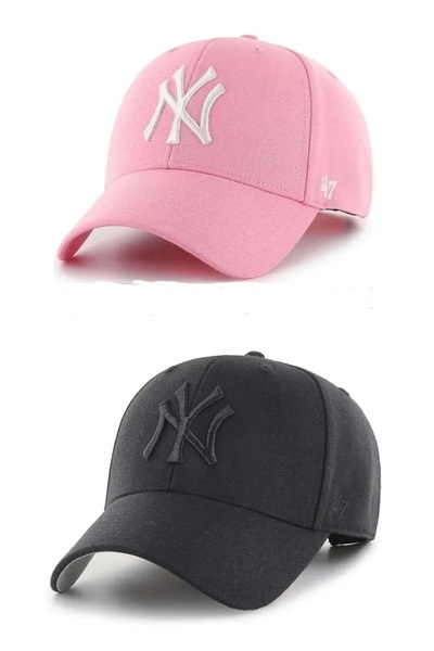 w white stars sports & wear طقم قبعات رياضية للجنسين من N.Y. مكون من قطعتين م...