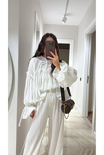 Tulipabutik Double Suit Blouse Pants