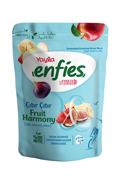 Yayla Enfies Freeze Dried Freeze-Dried Crispy Fruit-Fruit Harmony 15 Gr