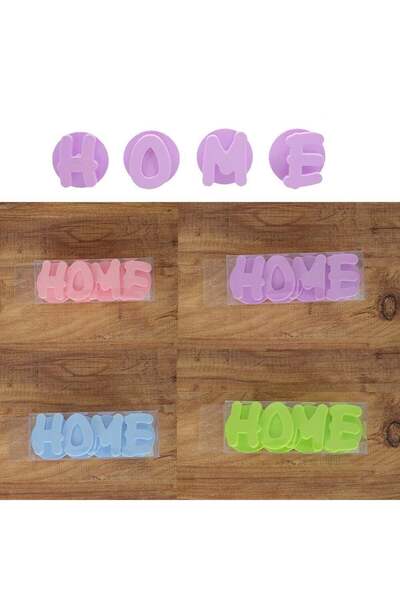 EkoAlışverişDünyam Adhesive Hanger with Home Figure - Strong Home Figure Hanger