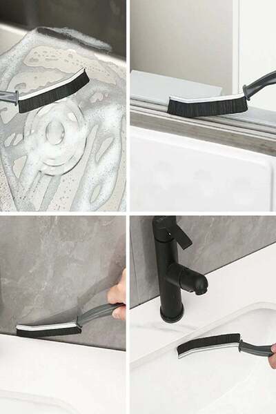 EkoAlışverişDünyam Fine Bristle Cleaning Brush Bathroom Kitchen Window Groove...