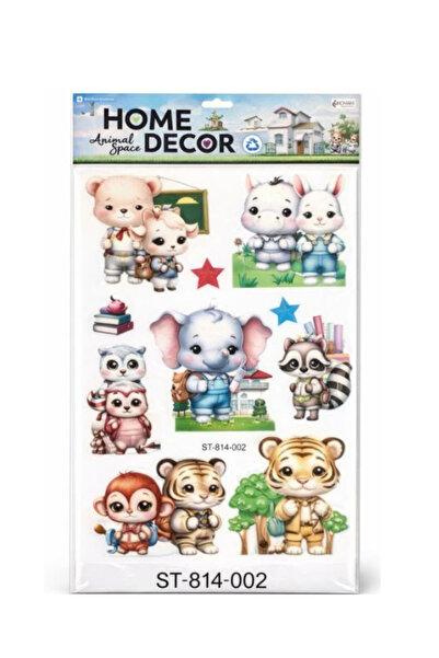 OEM 3D Children's Wall Sticker - Firefighters Animals, 3D Home Decor Sticker ...