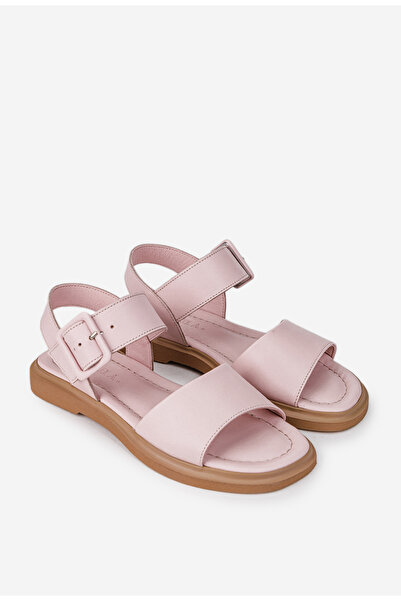 Dasha Sandale dama roz pudra din piele naturala