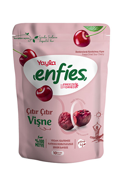 Yayla Enfies Freeze Dried Freeze Dried Crispy Fruit-Cherry 15 Gr