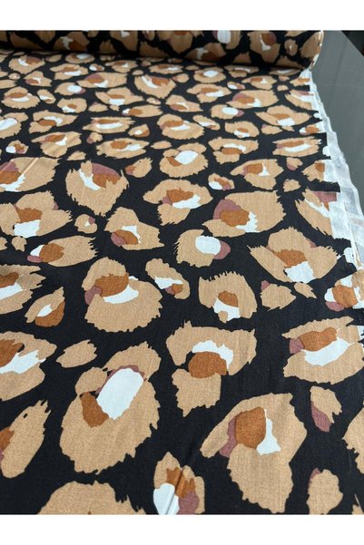 Kumaş sever 150cm Premium Viscose Fabric - Sold by the Meter, Crisp Floral & Ethnic Patterned Flowy Cotton
