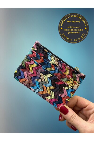 shiny ever Θήκη για πολύχρωμες κάρτες με τέσσερα διαμερίσματα