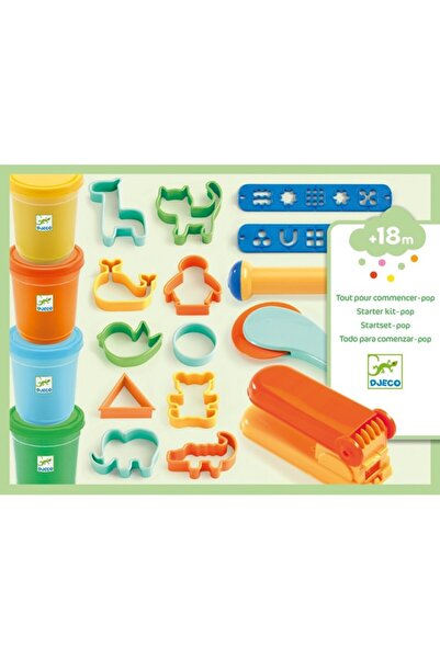 djeco Set modelaj cu plastilina - Culori Pop